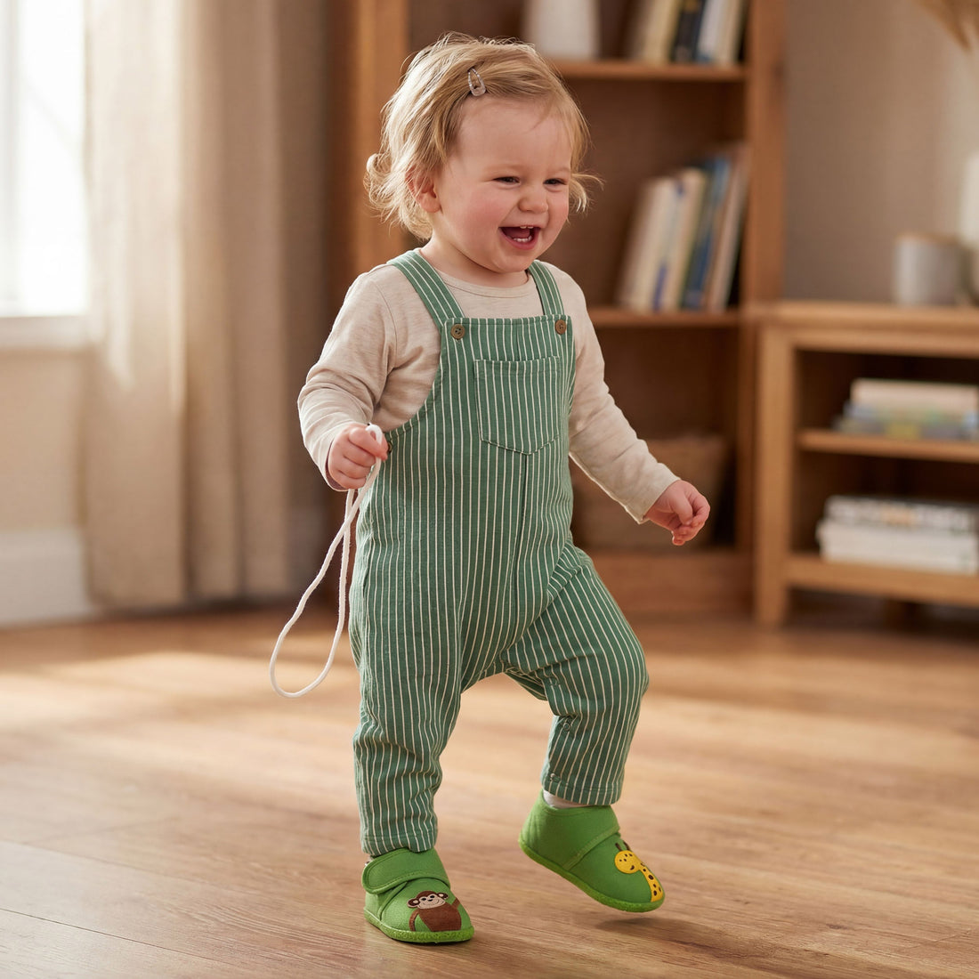 Mehr Halt statt maximale Flexibilität: Wann Kinder stabilere Hausschuhe brauchen