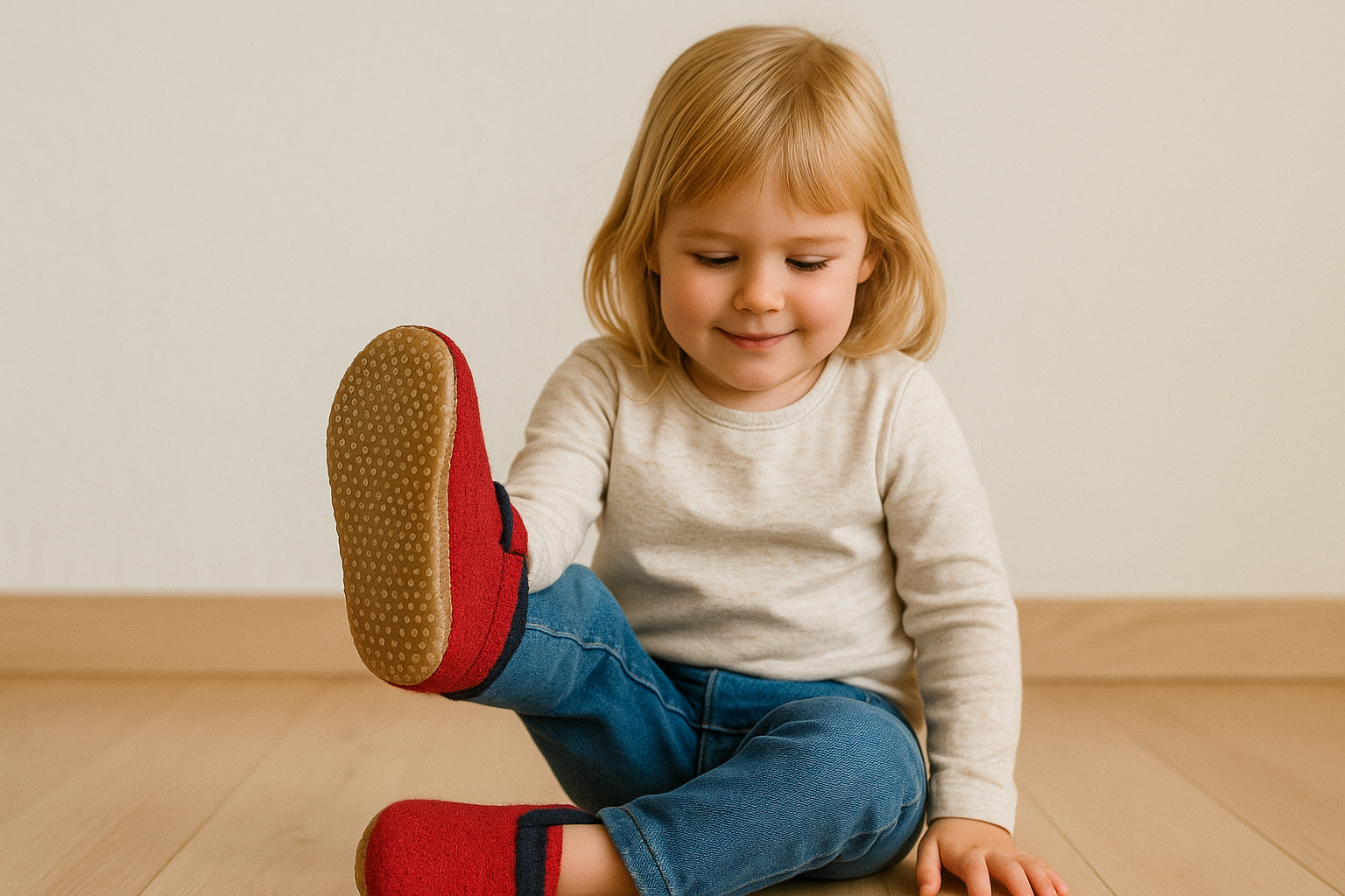 Sichere und nachhaltige Hausschuhe für Kinder