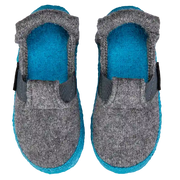 Mountain grey with blue sole