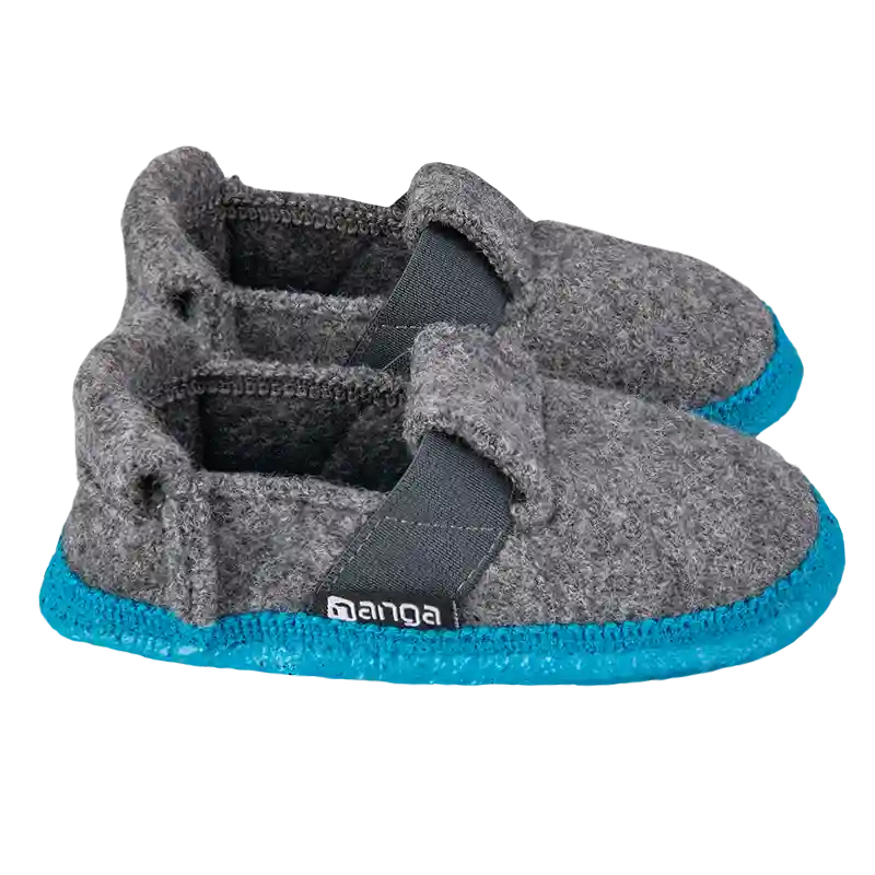 Mountain grey with blue sole