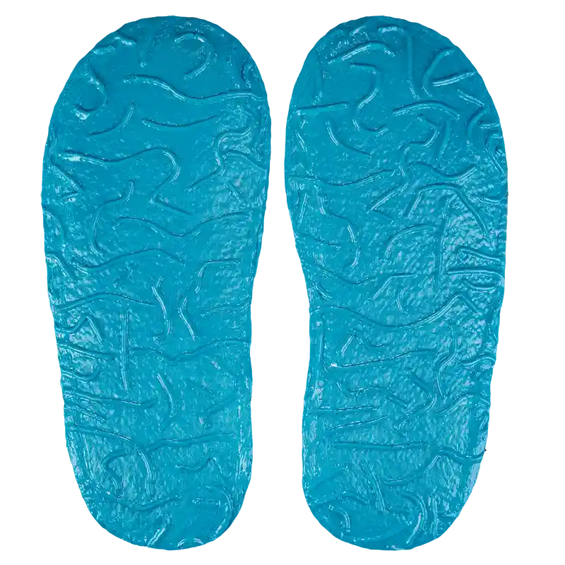 Mountain grey with blue sole