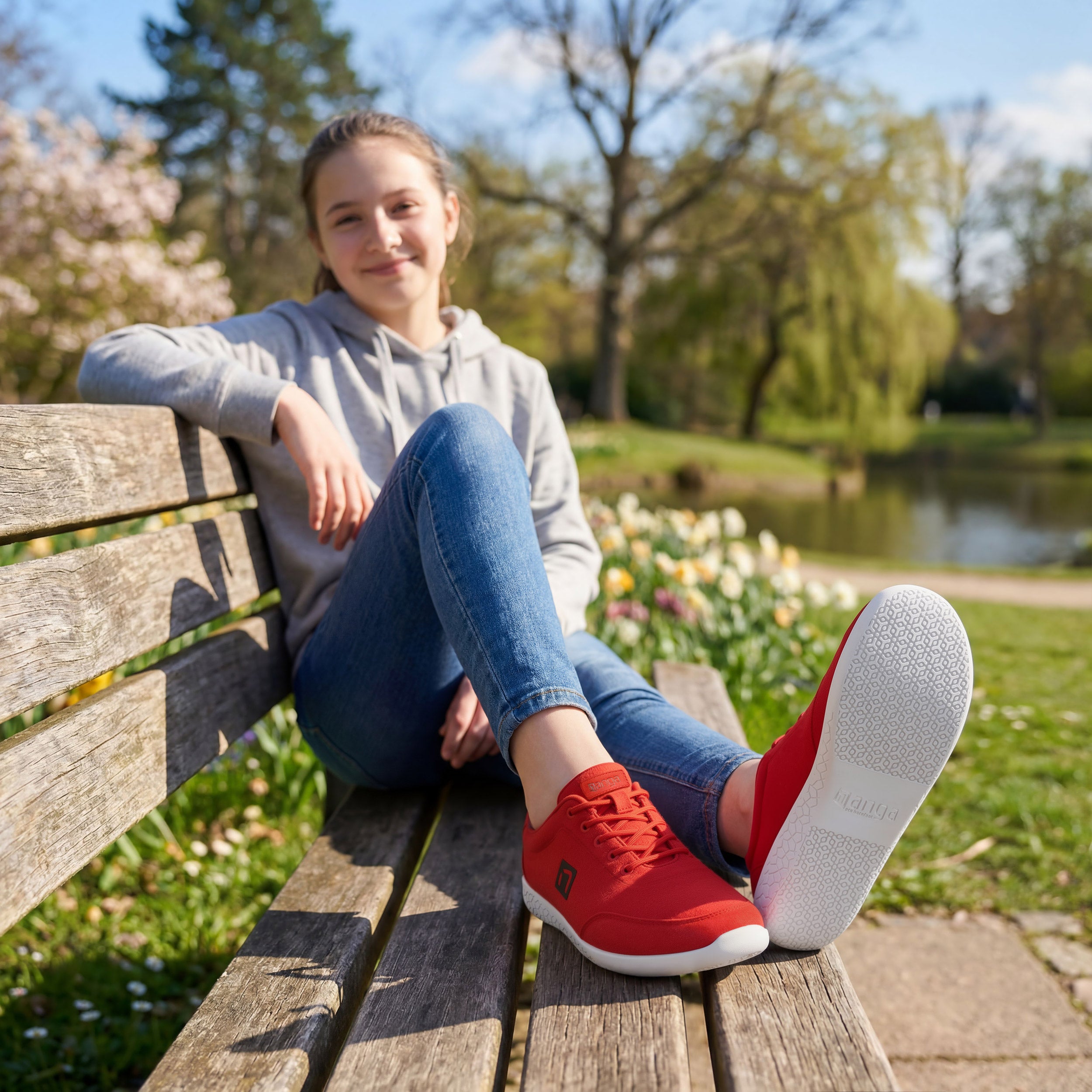 MERINO Eco Barefoot Women - Red
