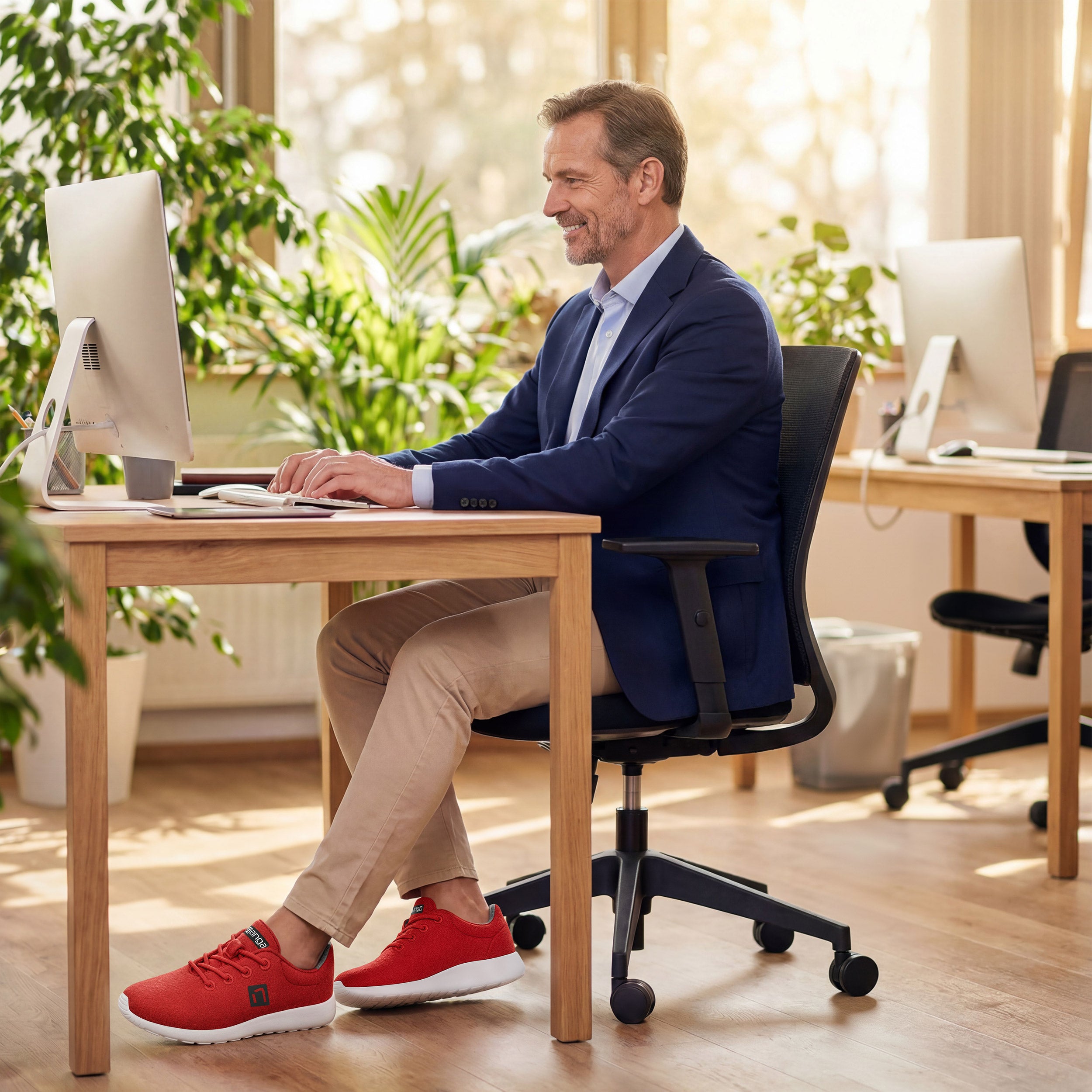 MERINO Sneakers Men - Red
