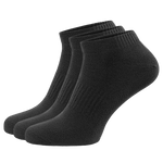 Organic Sneaker Socken Baumwolle in schwarz