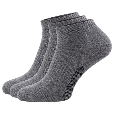 Sneaker Socken Baumwolle in grau