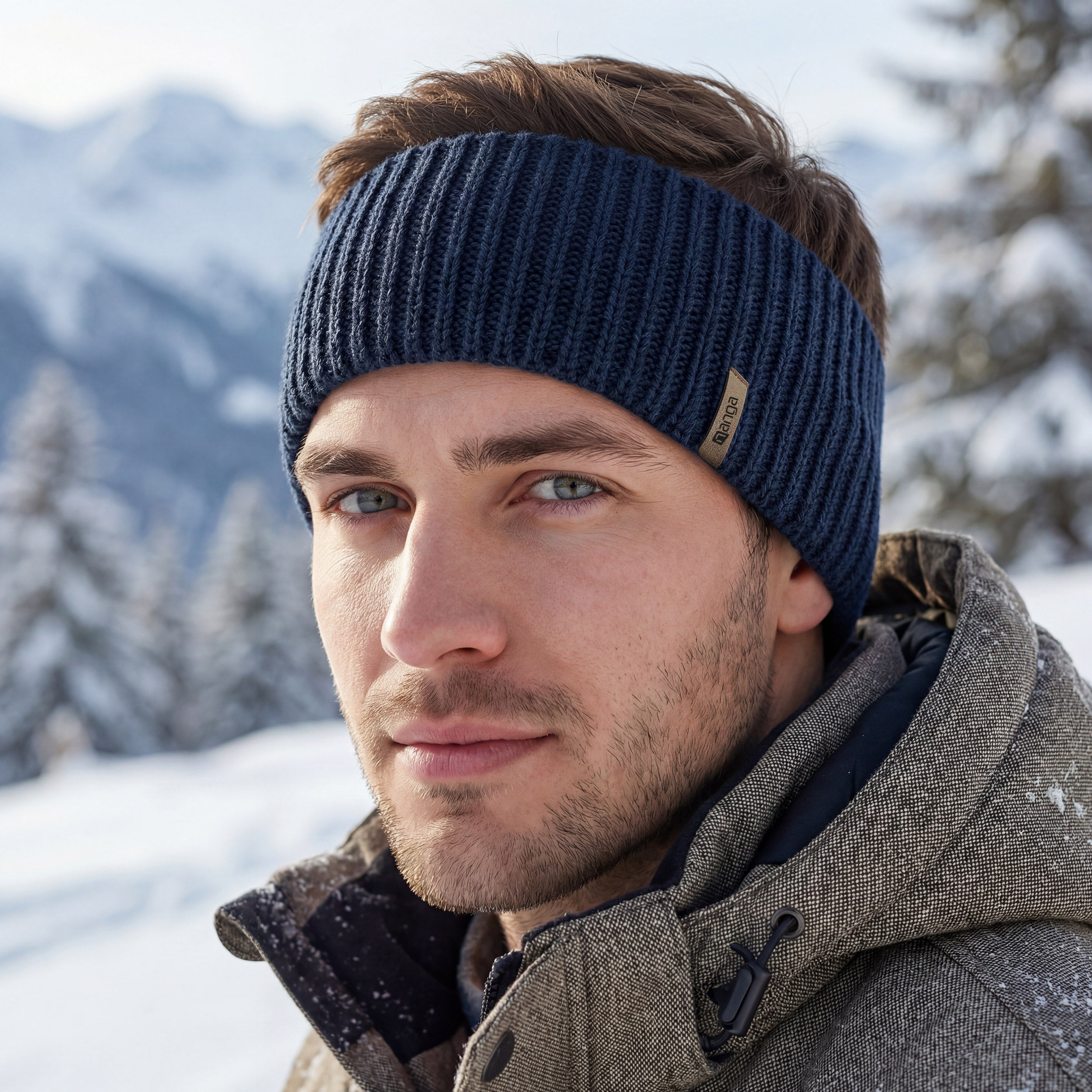 Headband Almtal in dunkelblau