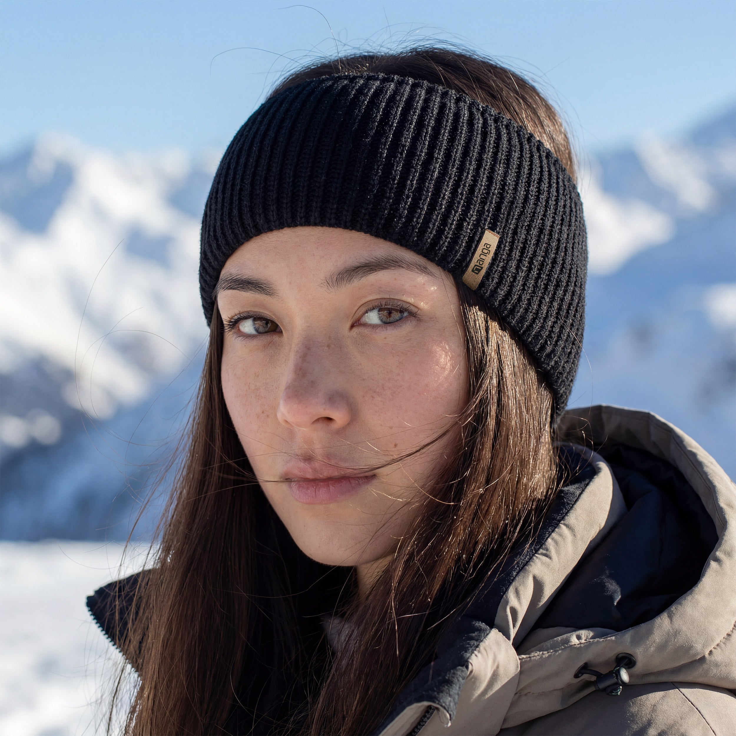 Headband Almtal in schwarz