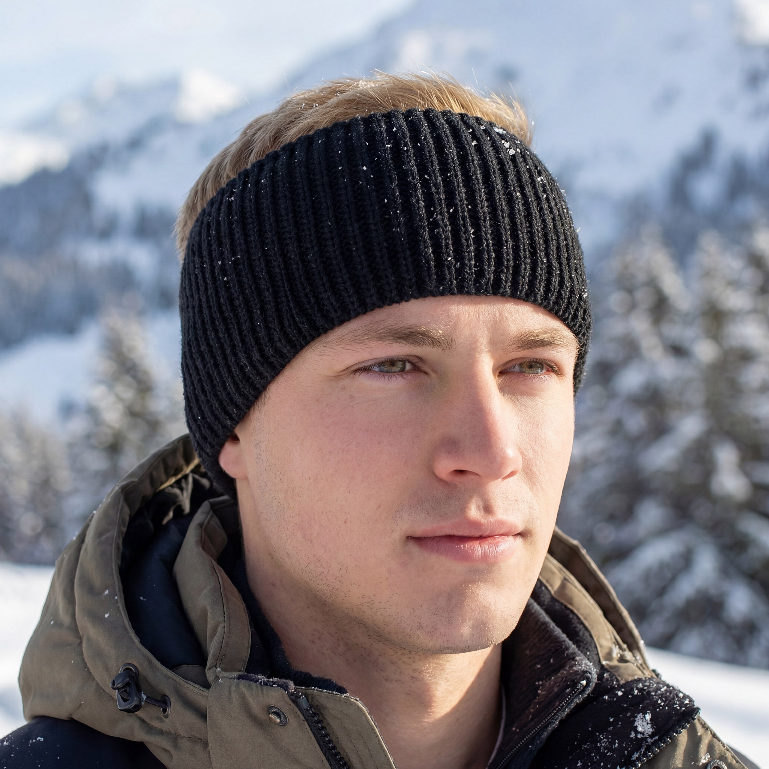 Headband Almtal in schwarz