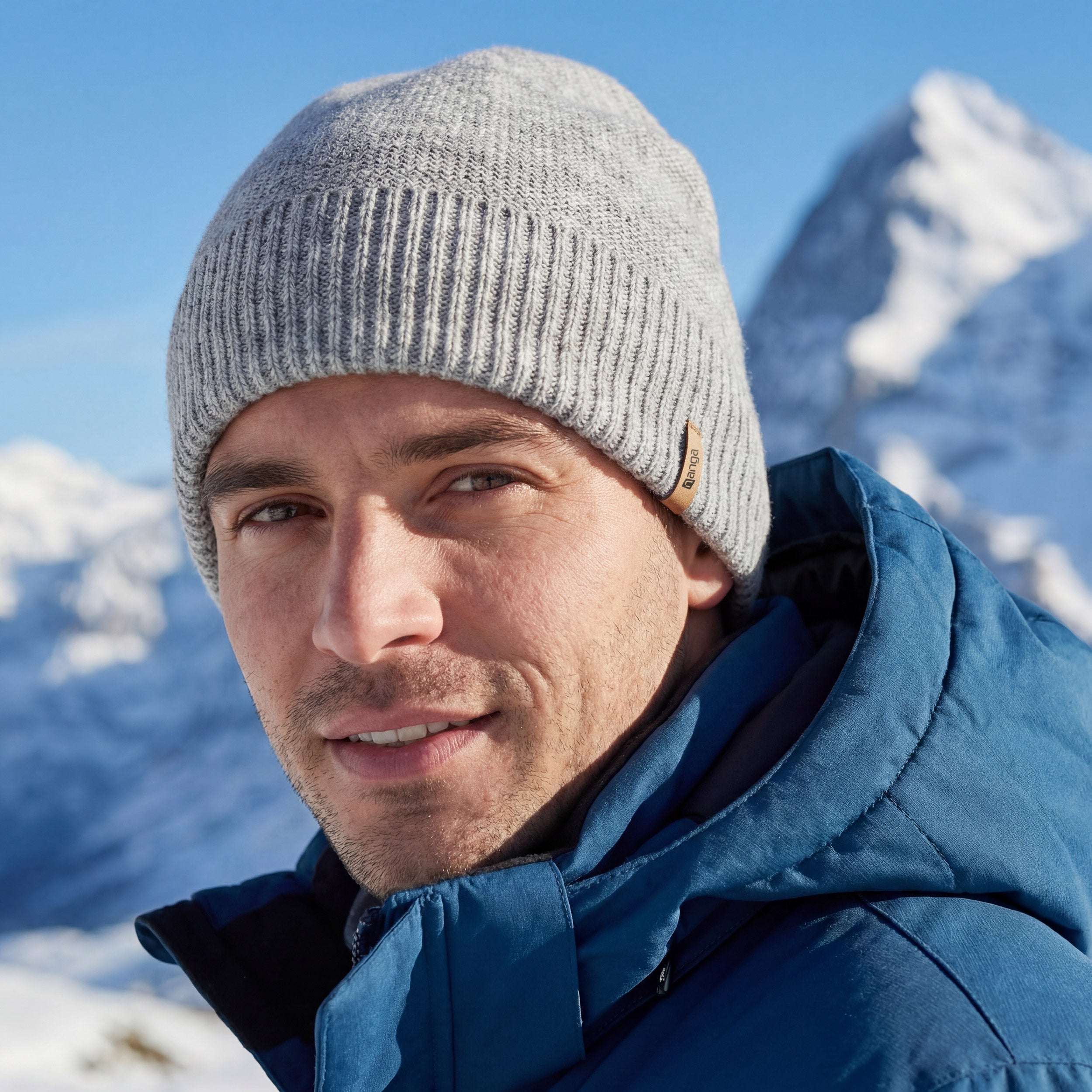 Beanie Drautal in light grey