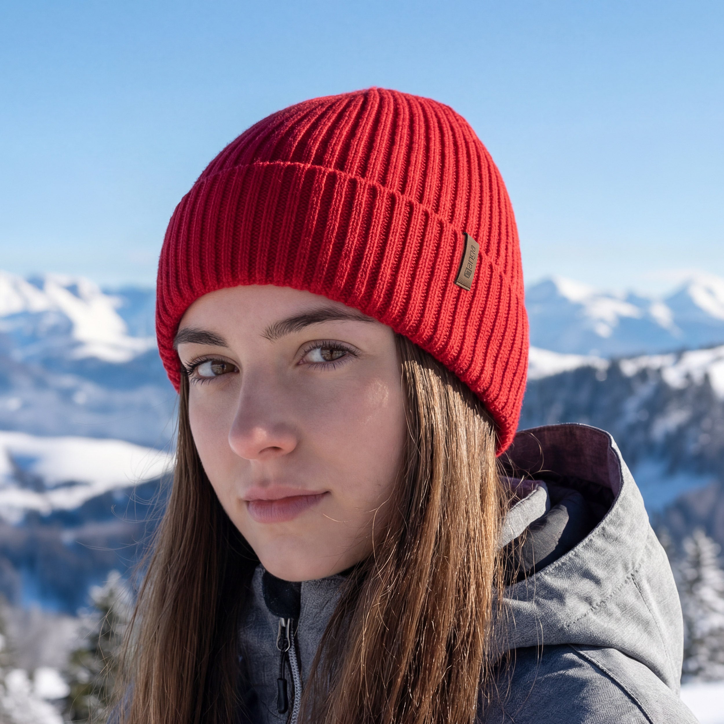Beanie Lechtal in rot