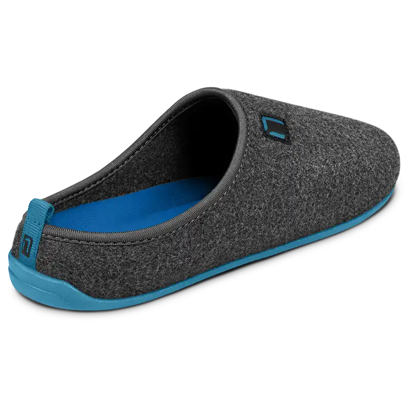 Wool Slipper blau