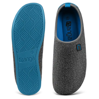 Wool Slipper blau