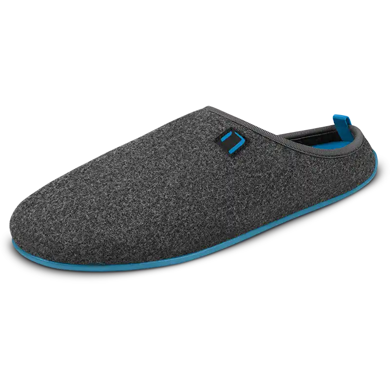 Wool Slipper blau