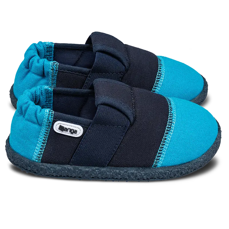 Klette hell- & dunkelblau 2.0 - breitere Zehenbox