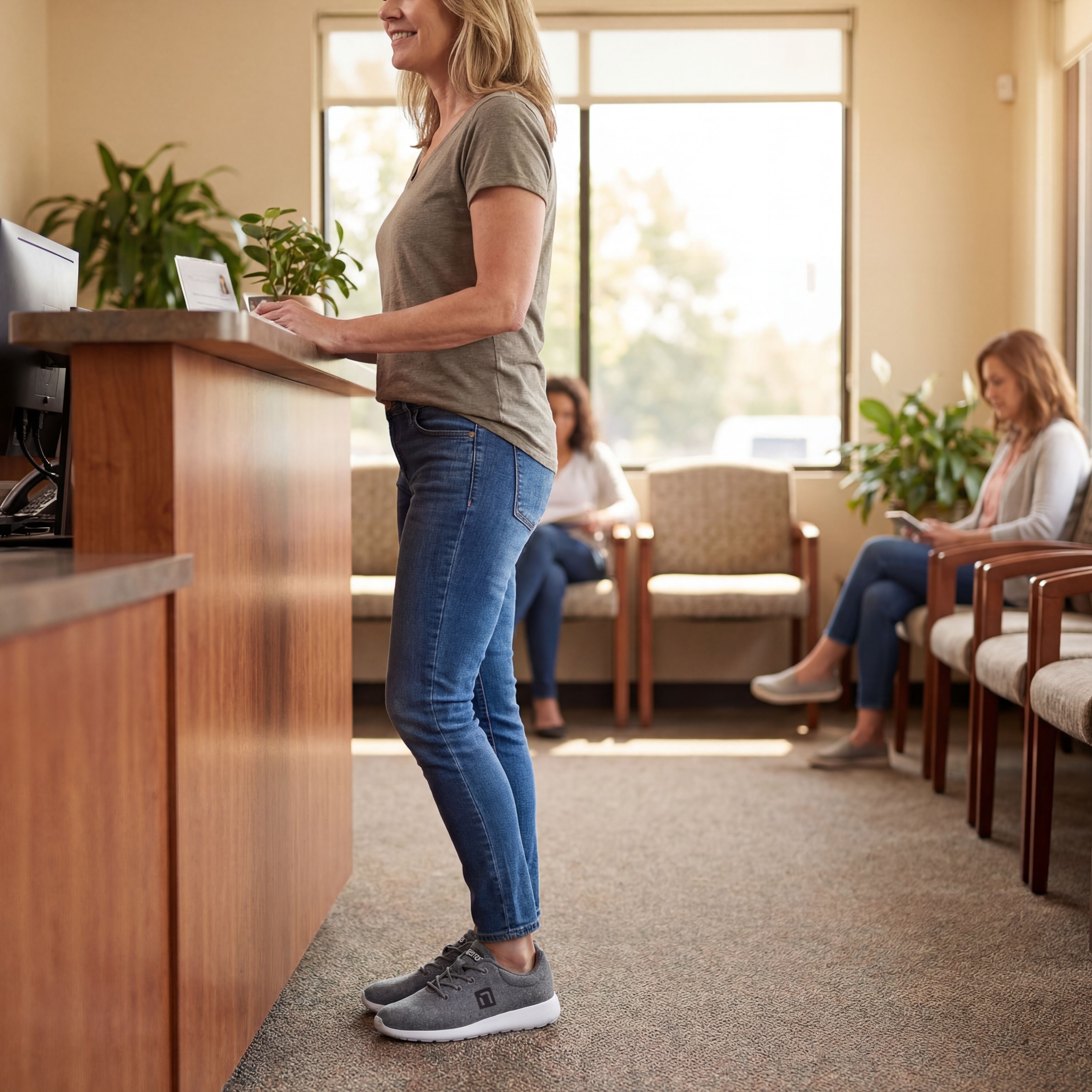 MERINO Sneaker Women - Grau