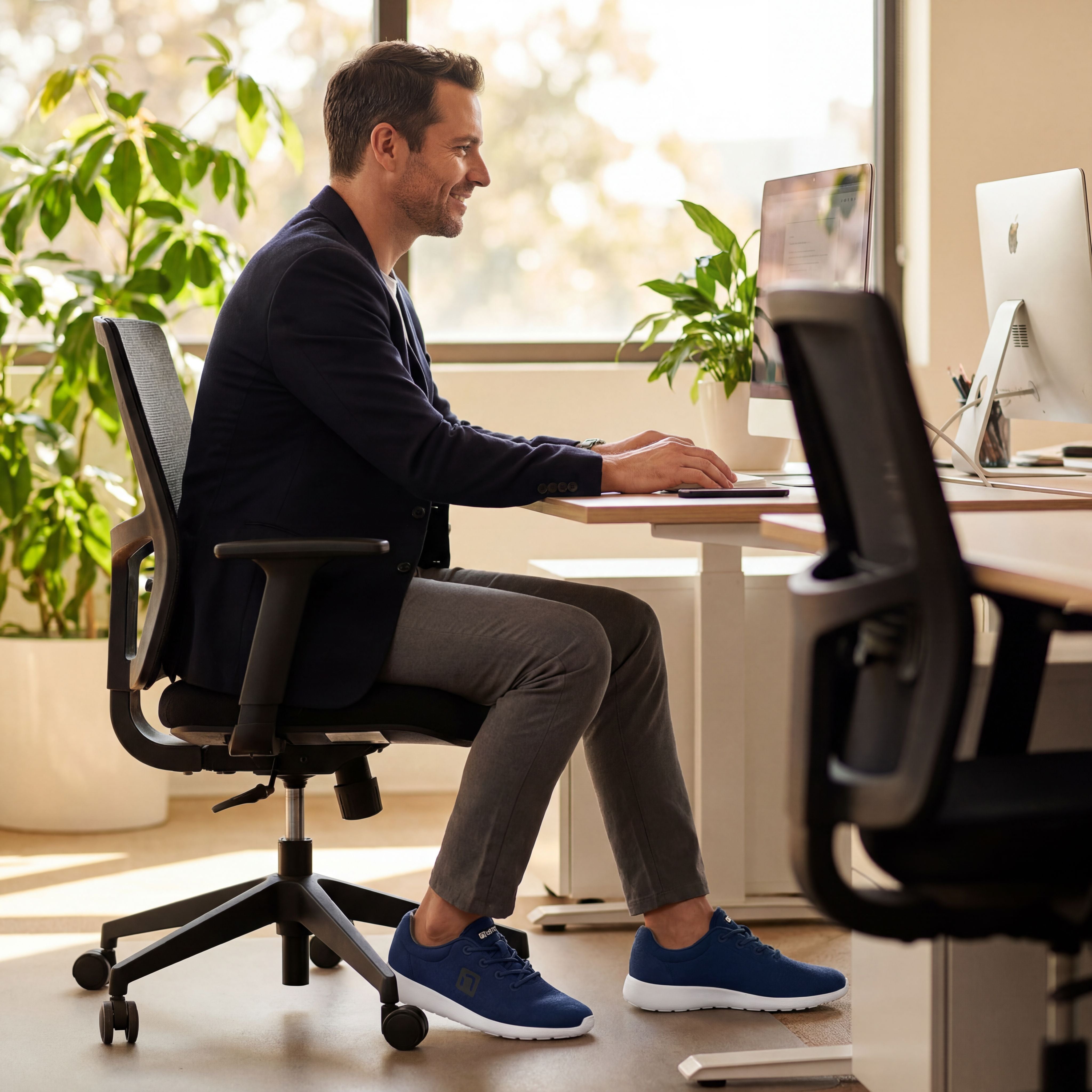 MERINO Sneakers Men - Blue